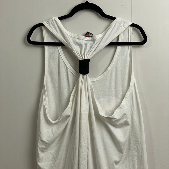 Y2K Vintage Disney 2X Mens tank top white beach Emerald Isle. NC nautical summer - Picture 7 of 8